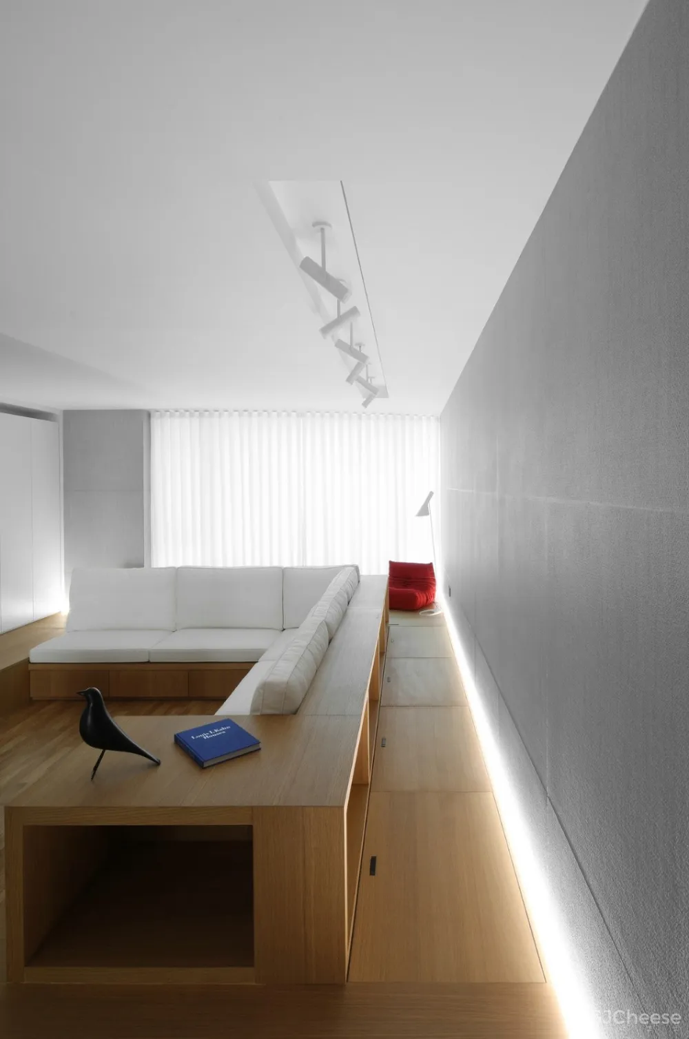 黑白木设计 极简纯白,回归自然!