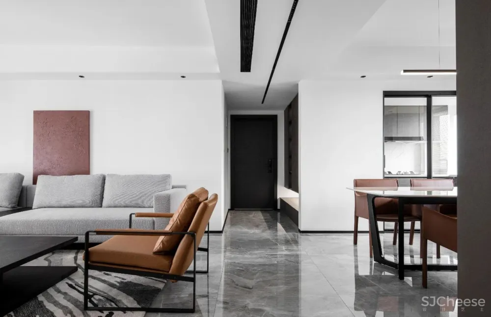 140㎡意式私宅，极简让空间更分明 徐振海设计