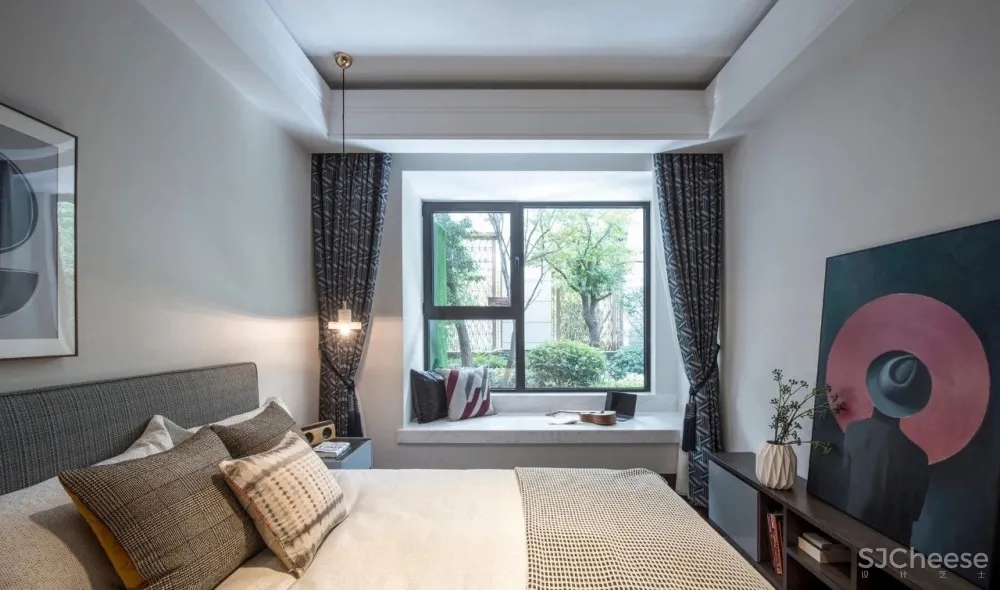 200㎡海派低奢样板间,融入秦淮河畔的当代人居