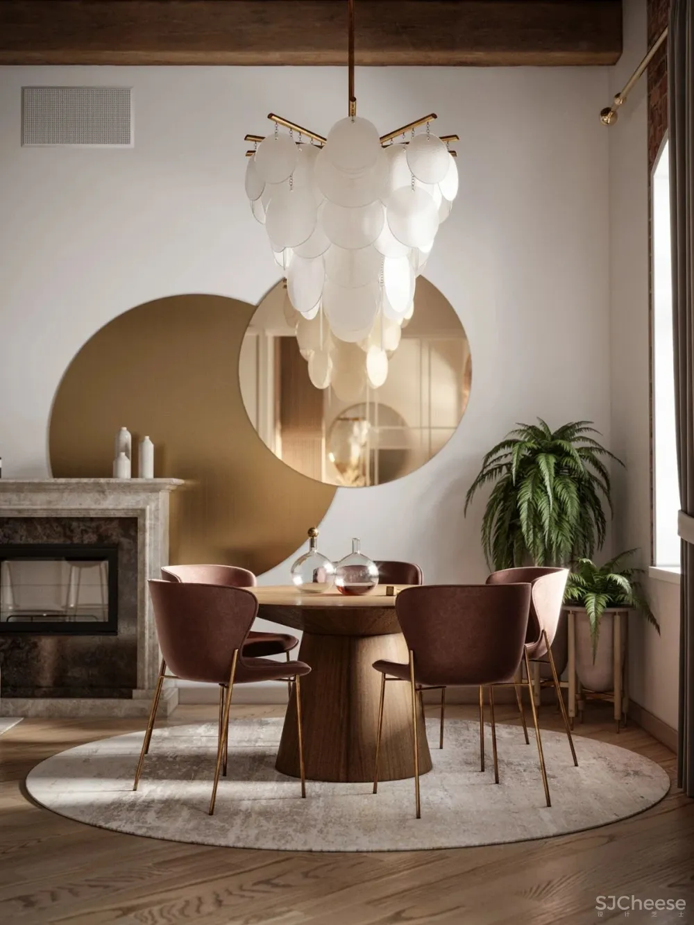 业主喜欢吃巧克力，软装我只能这样设计了