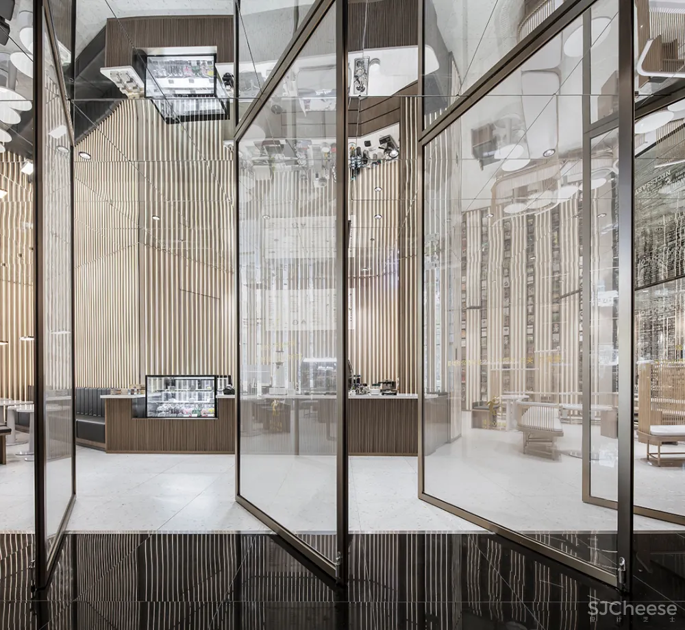 李想新作 宁波钟书阁,1230㎡,把201块“岩石”搬进书店