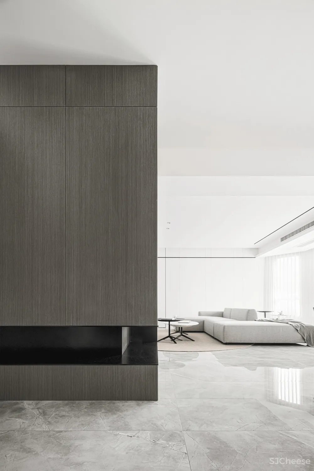 217㎡极简舒适家,纯粹即生活的平衡 缪茹