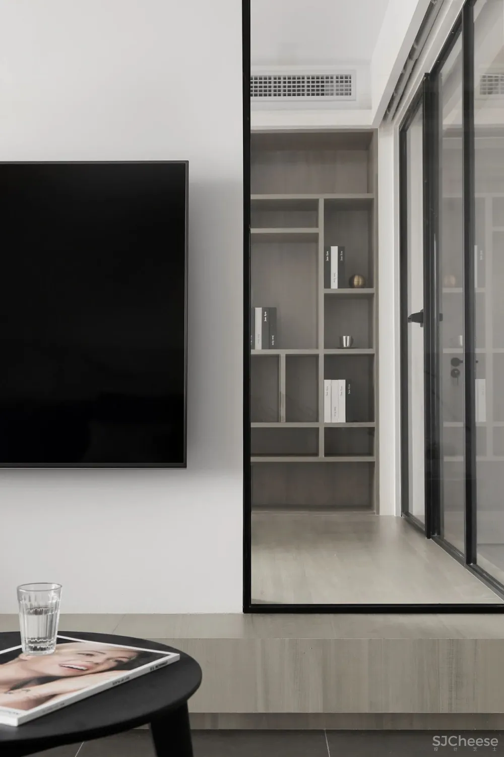 半开放式书房,现代设计新趋势