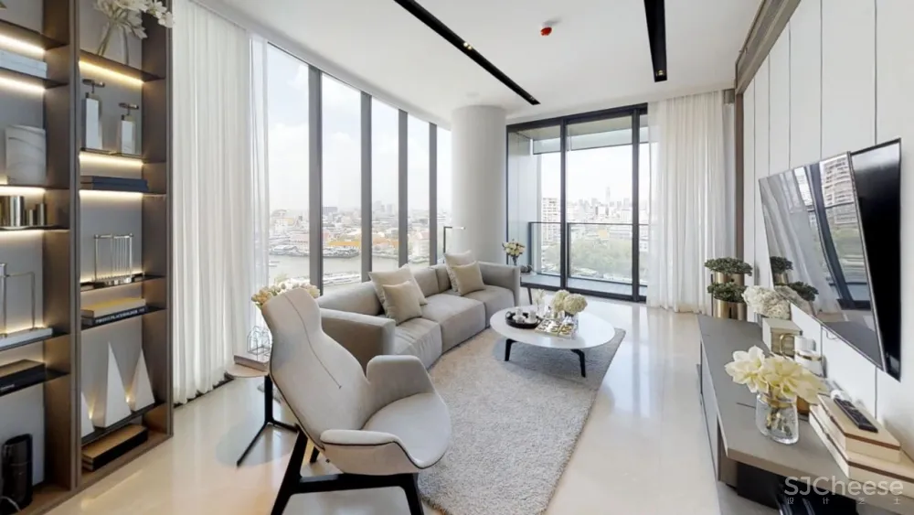 SCDA曾仕乾新作 曼谷泰颐「悦榕轩」六星级超豪华公寓 实景 效果图 平面图