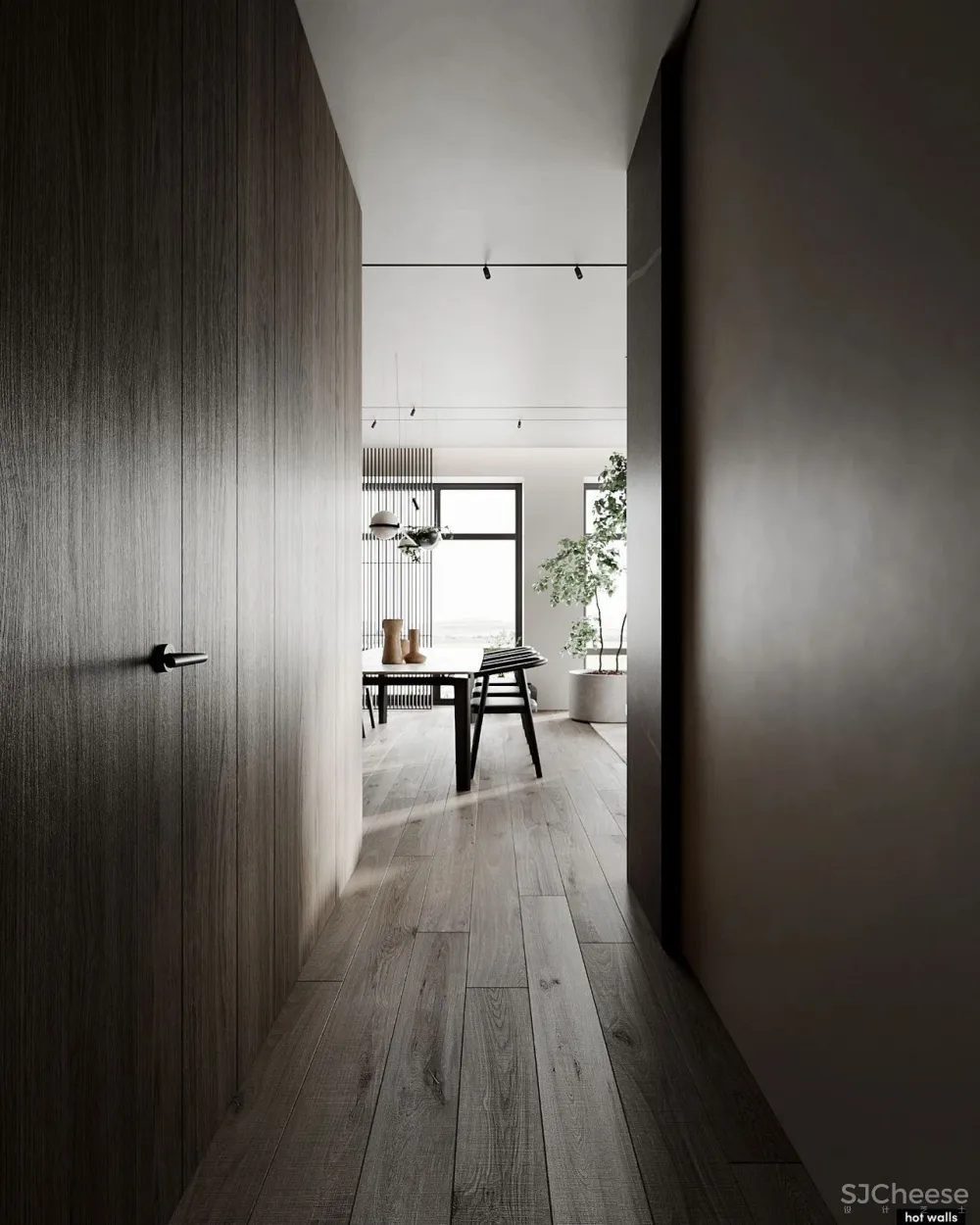 线条 高级灰,不一样的韵律美 hot walls