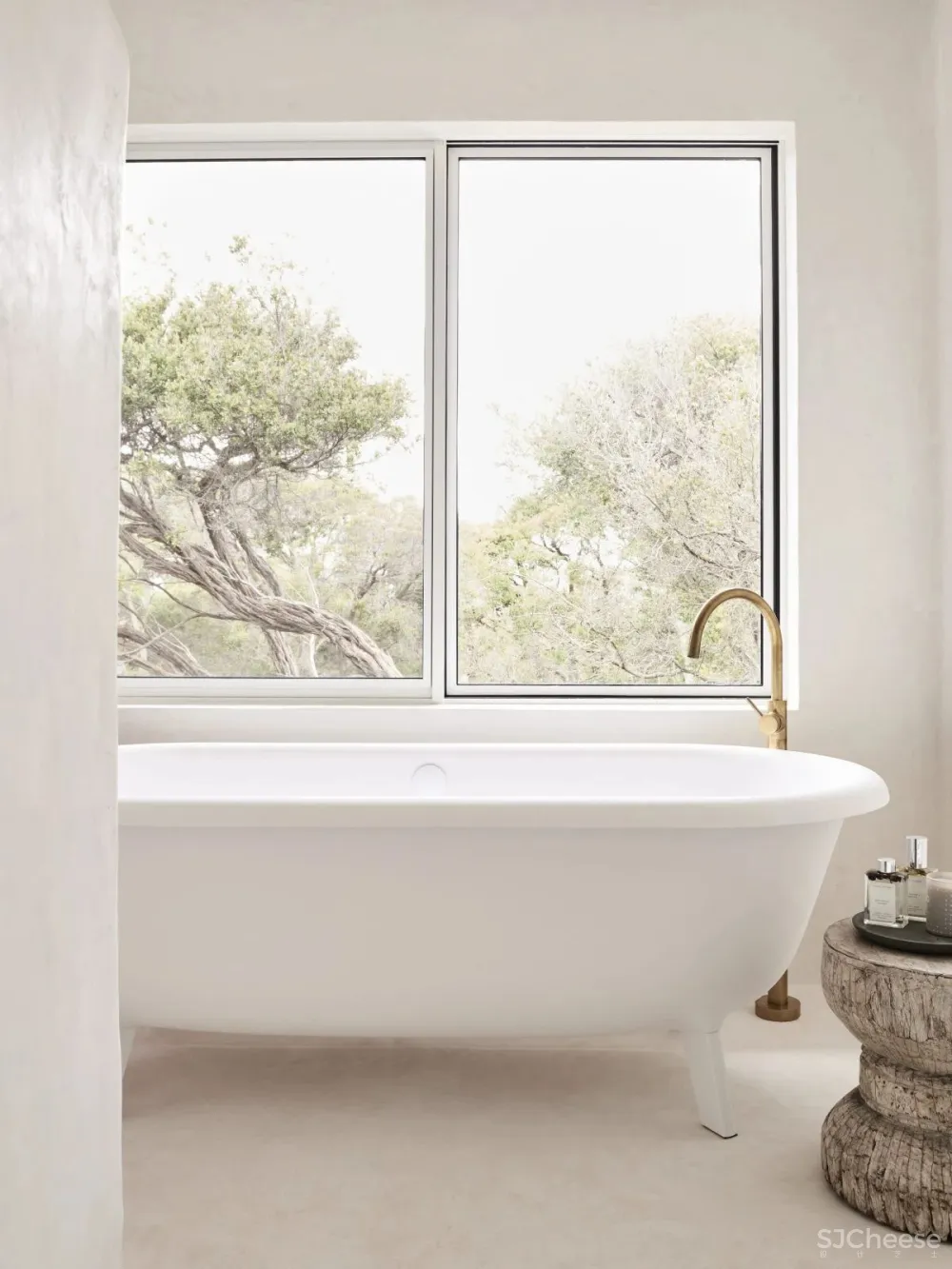 两居室简约住宅，原木家具加上藤编元素太好看了！