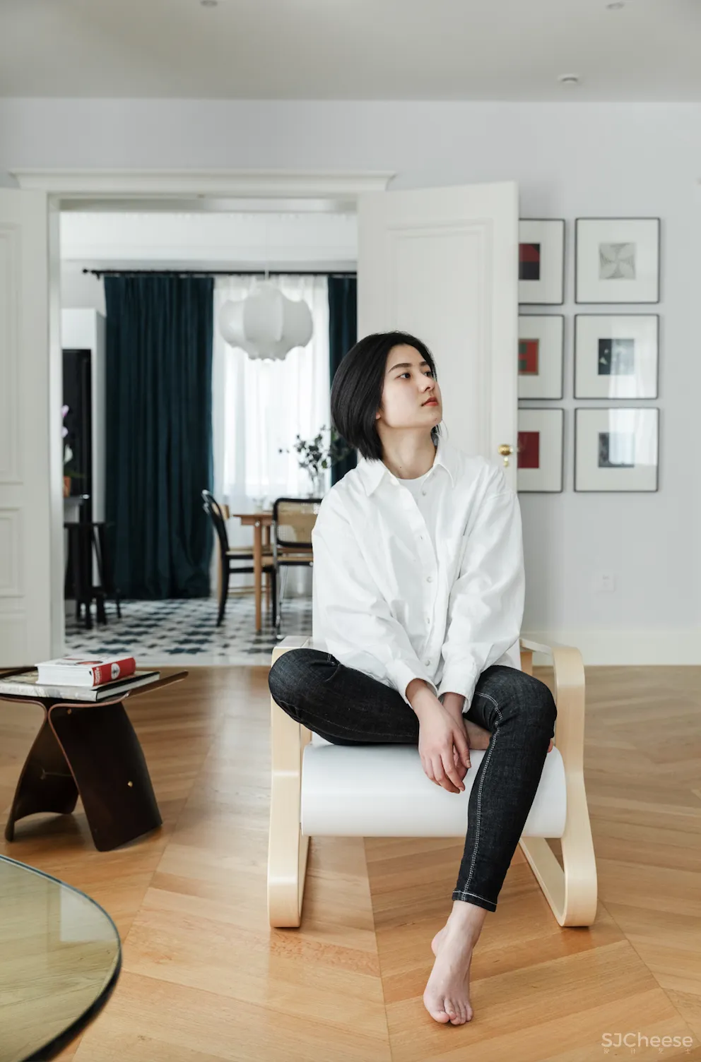 去别墅风装修,这个300㎡美得清新脱俗