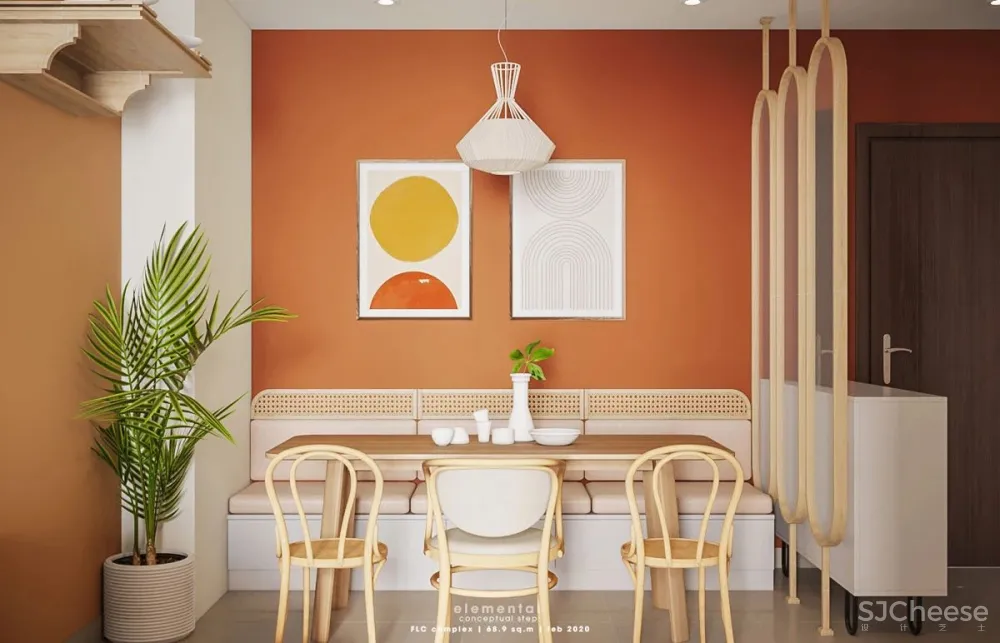 Creating Well Rounded Interiors With Circle Themes - Orange