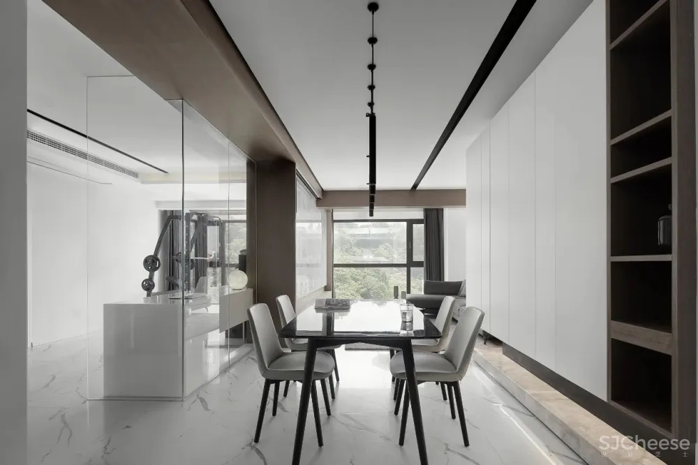 半开放式书房,现代设计新趋势