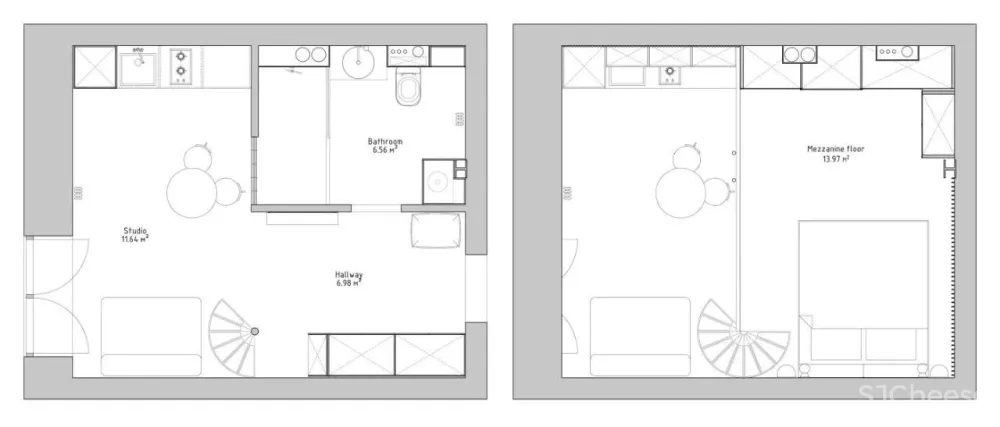 去风格化,小空间的和谐美