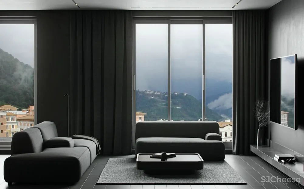 简单即是美!黑白色家居设计