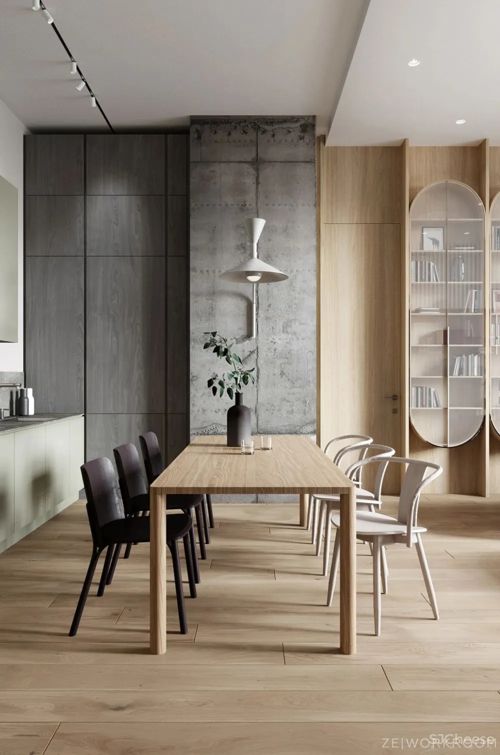 灰白 原木,盐系素雅!