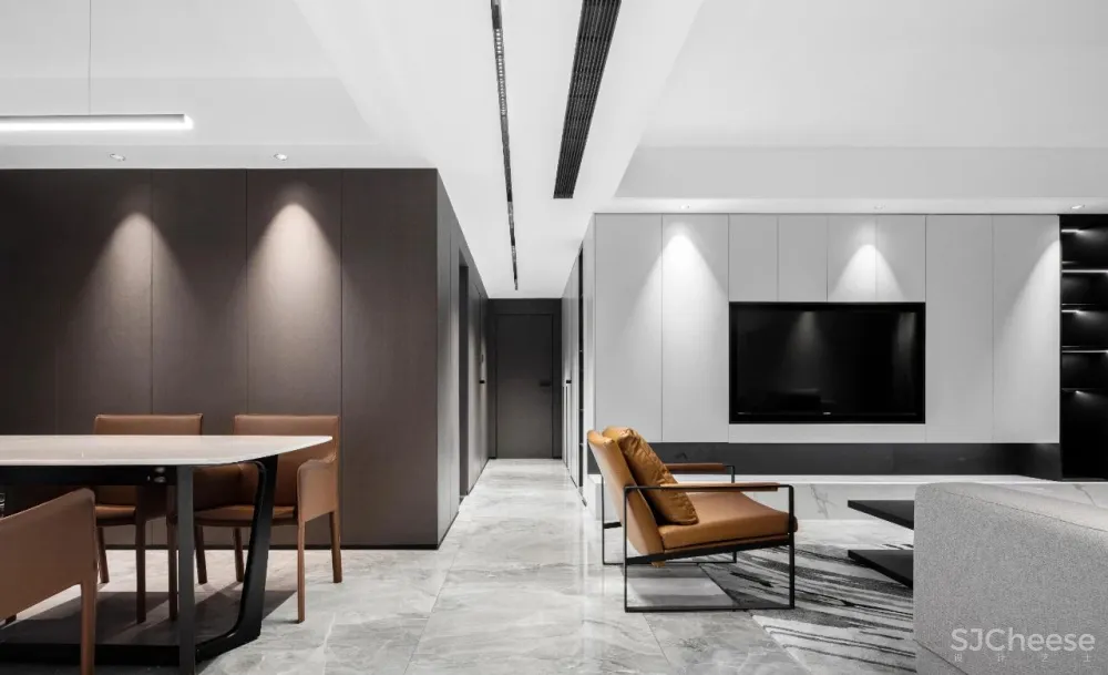 140㎡意式私宅，极简让空间更分明 徐振海设计