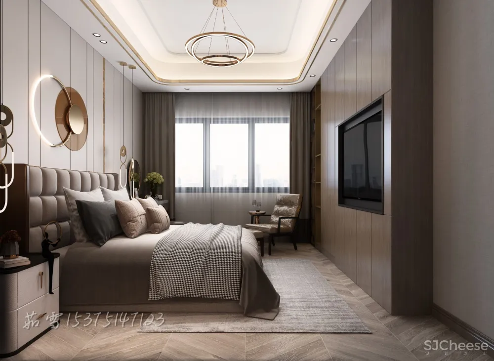 轻奢空间之客餐厅卧室
