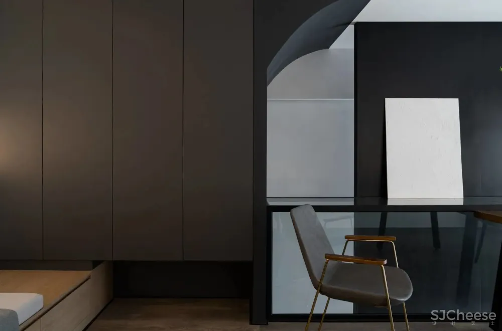 通透感 光影美学，打造黑白极简格调 桐里设计