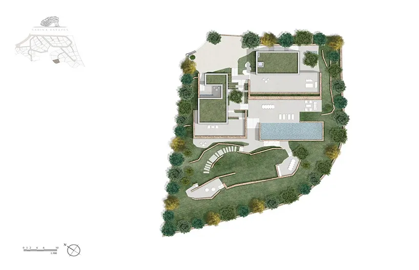 18个建筑大师,在一座岛上设计了50栋私人别墅,耗资28亿,原来融入自然才是真正的奢华
