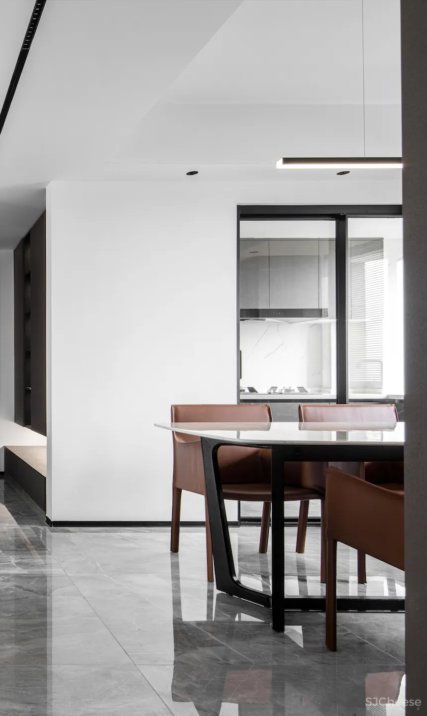 140㎡意式私宅，极简让空间更分明 徐振海设计