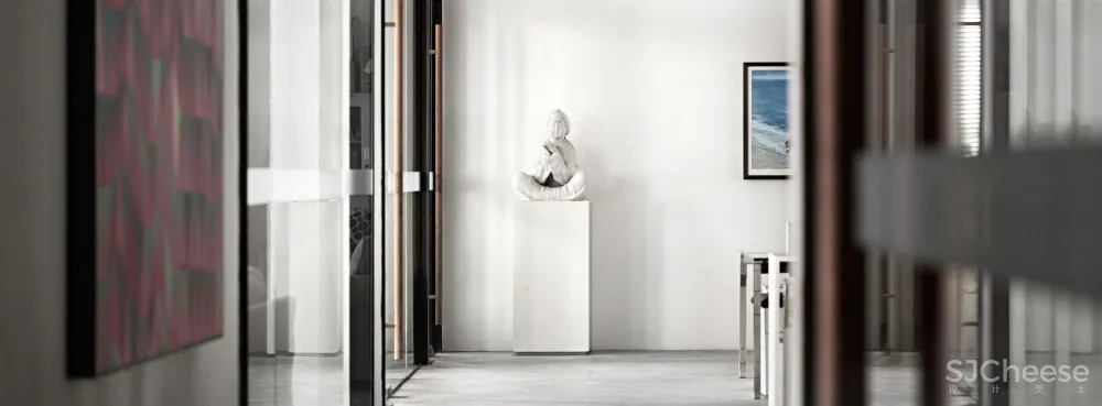 广州伶居侘寂风总部办公，旧得很高级！