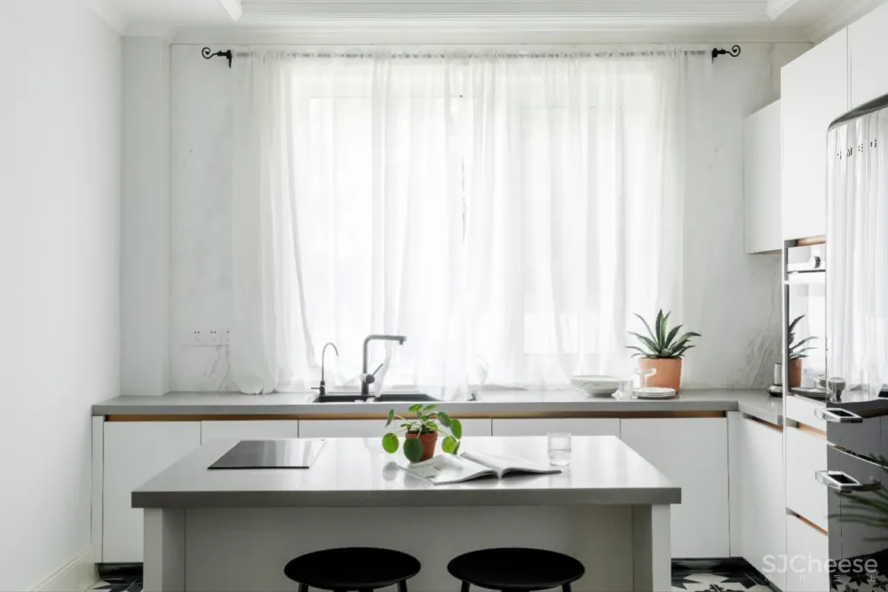 去别墅风装修,这个300㎡美得清新脱俗