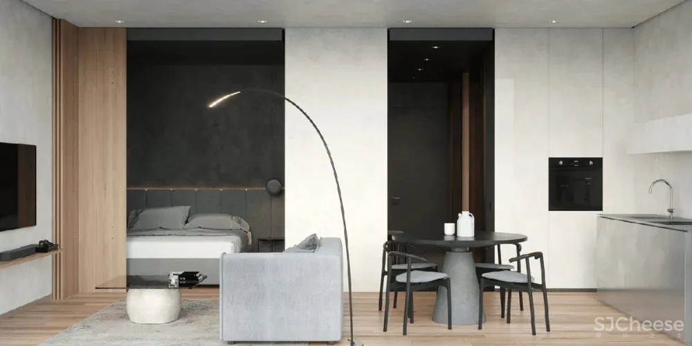 具有功能性和美学的小公寓