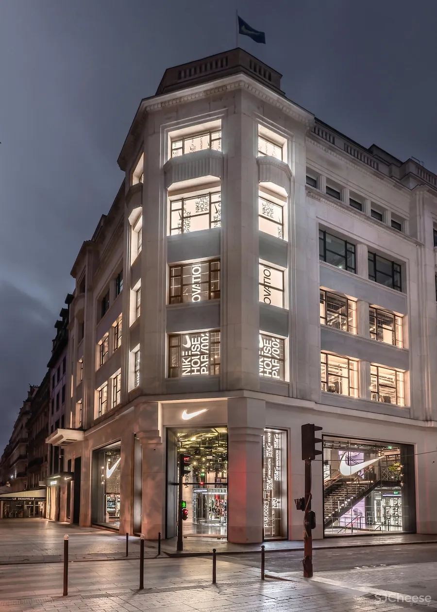 耐克巴黎全新旗舰店开幕！沉浸式体验的设计，才是未来