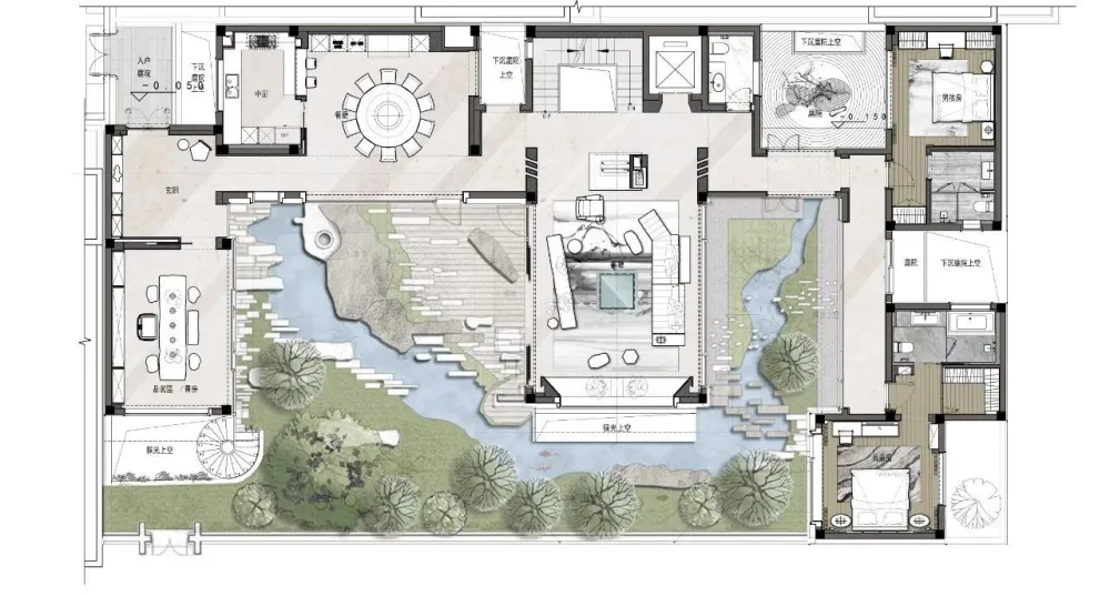邱德光新作 苏州「仁恒·耦前」会所和别墅样板间设计