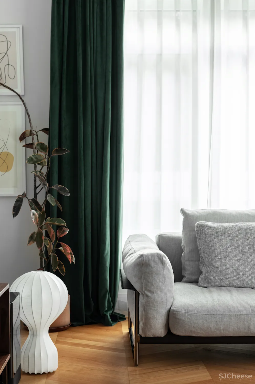 去别墅风装修,这个300㎡美得清新脱俗