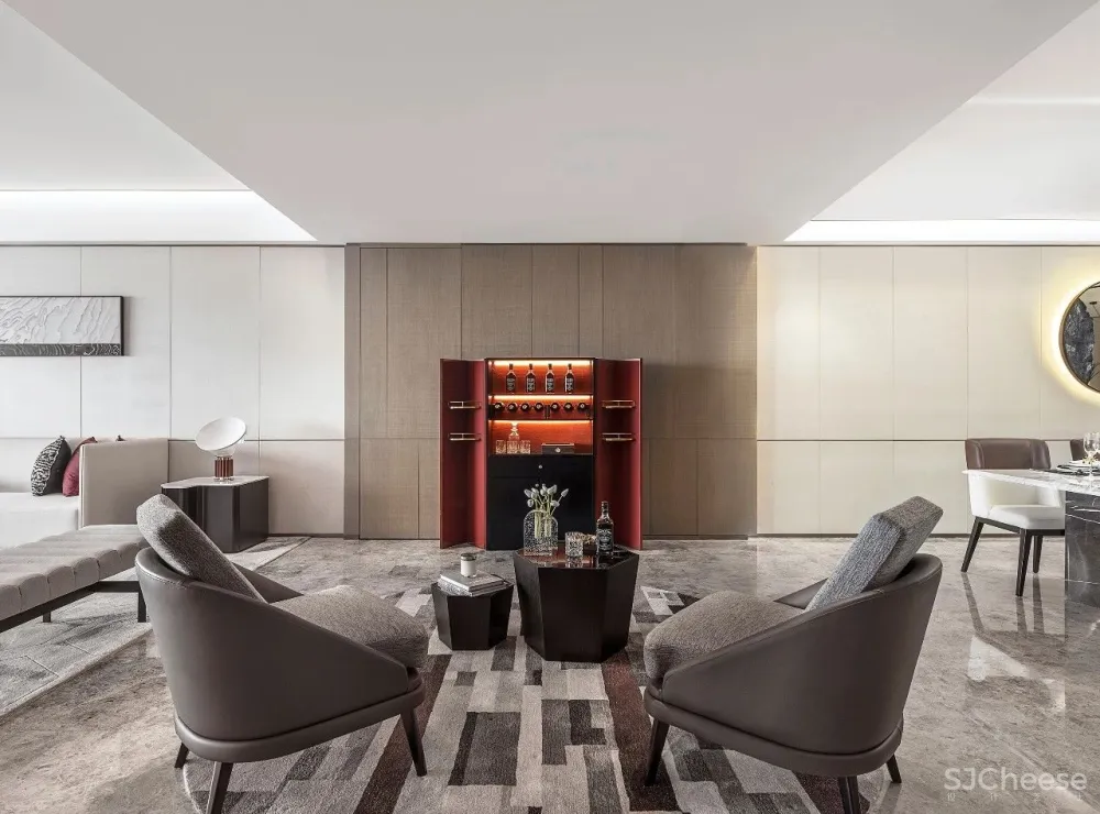 柯翊设计│ 绍兴源盛·云锦中心大平层样板间