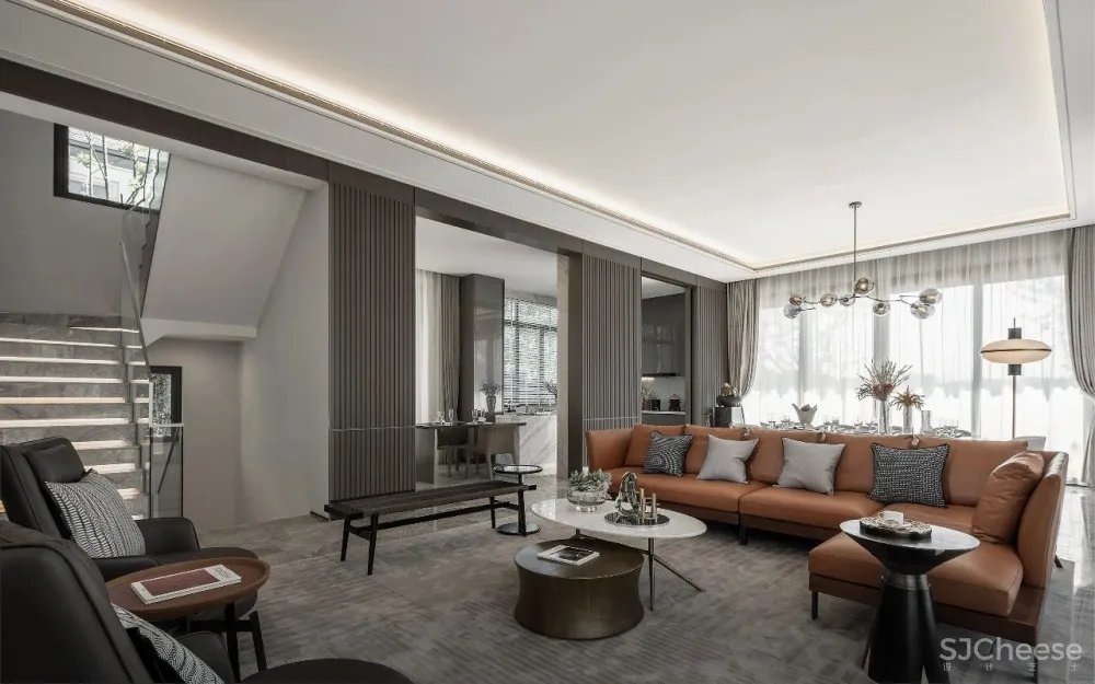 HWCD设计｜上海「金臣颐墅」顶级别墅样板间