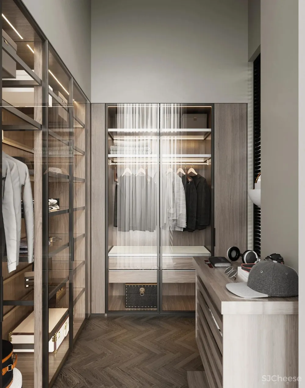 305㎡现代顶层复式,豪宅的正确打开方式!