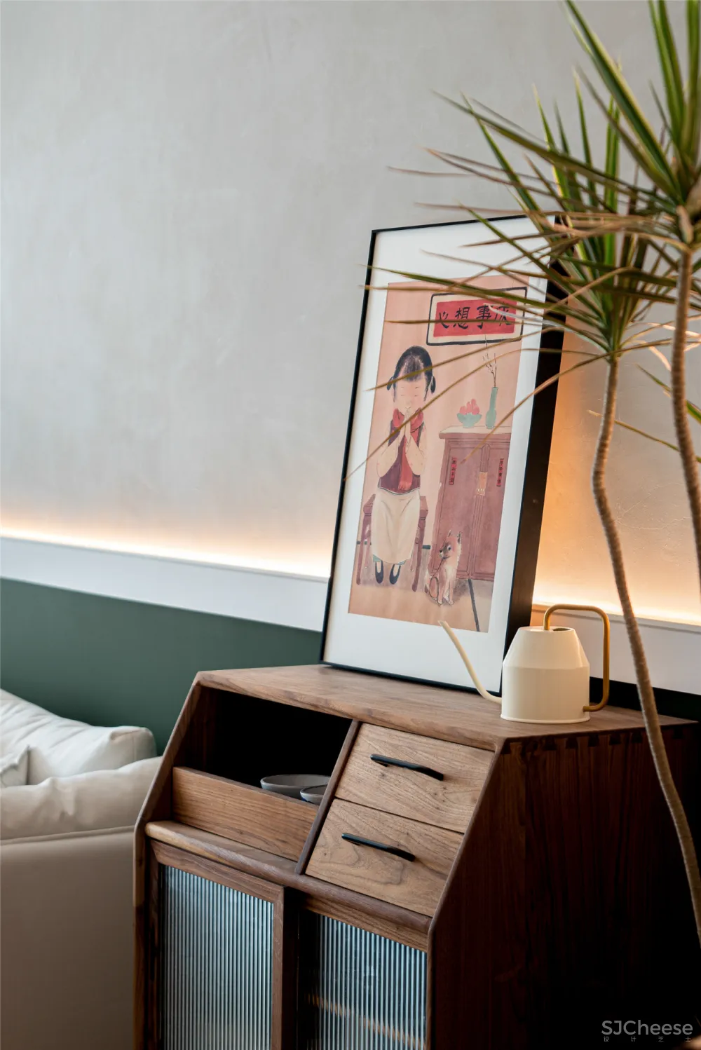 89㎡ 两室两卫，简约的复古设计爱了爱了!