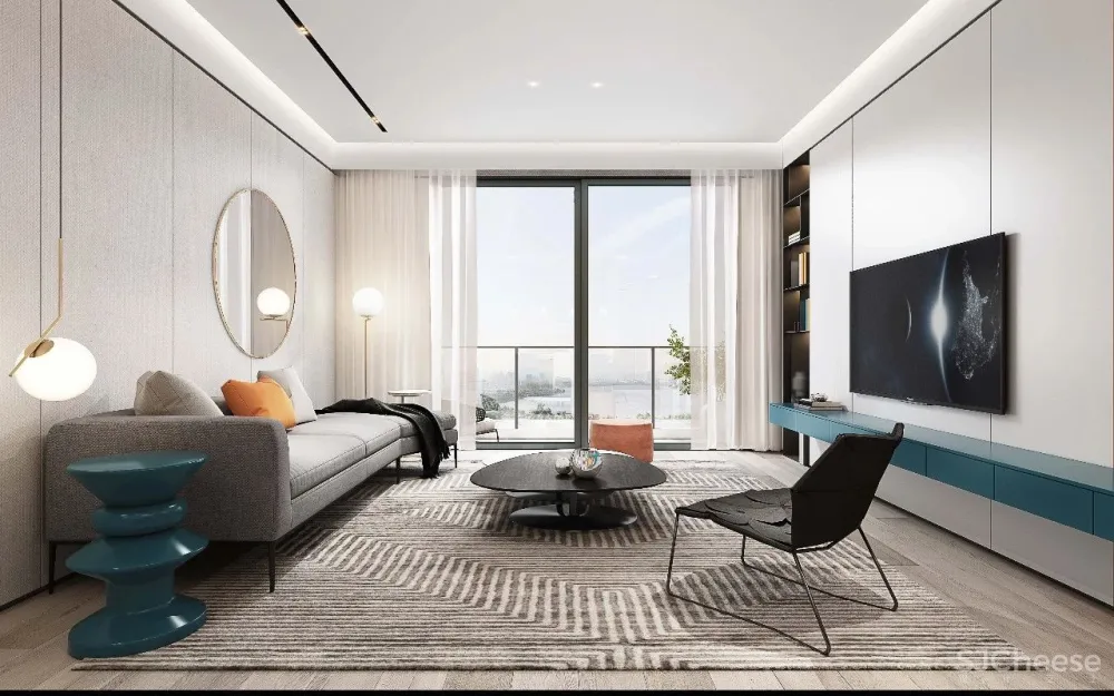 柯翊设计│ 绍兴源盛·云锦中心大平层样板间