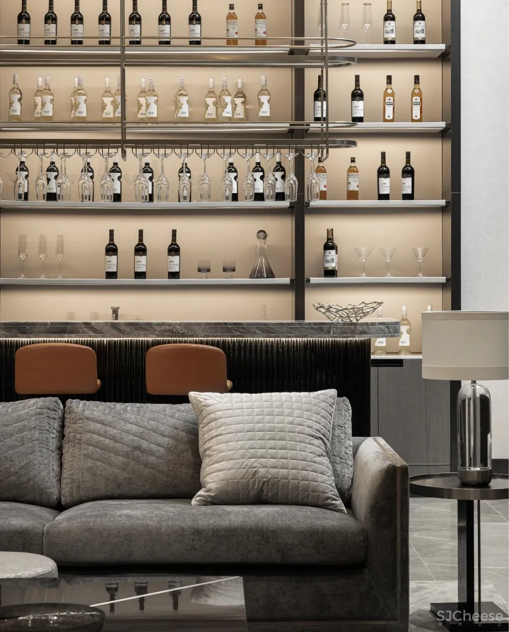 HWCD设计｜上海「金臣颐墅」顶级别墅样板间