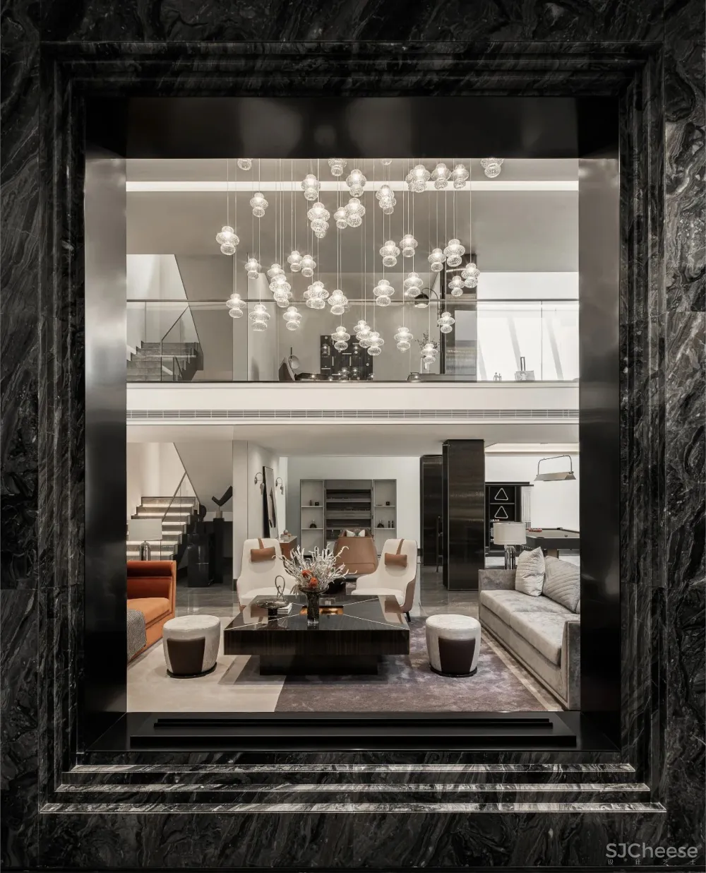 HWCD设计｜上海「金臣颐墅」顶级别墅样板间