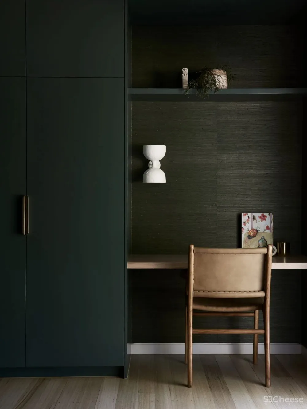 两居室简约住宅，原木家具加上藤编元素太好看了！