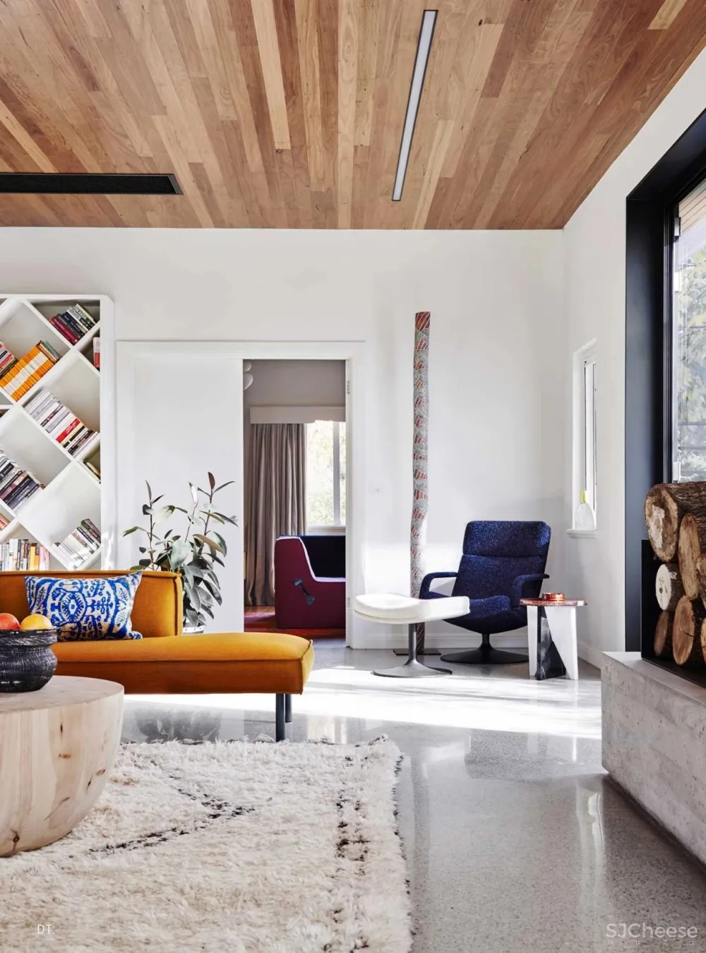 大胆用色 水磨石，让这个私宅有着琥珀般的光芒