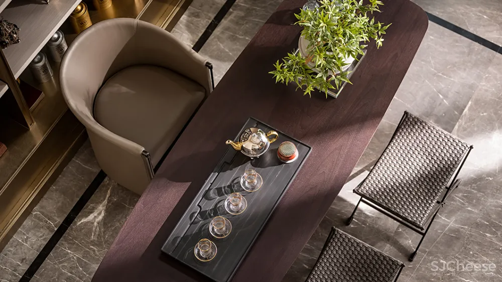 【中熙设计-梁景华联袂新作】504㎡杭州城桃源小镇别墅豪宅设计,带来耳目一新的现代民国思潮!