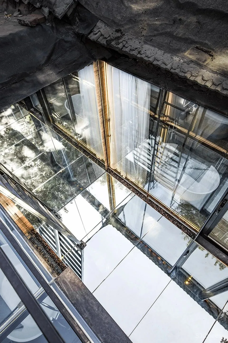 胡同里的镜面院子 宝钞胡同隐院 DAGA大观建筑