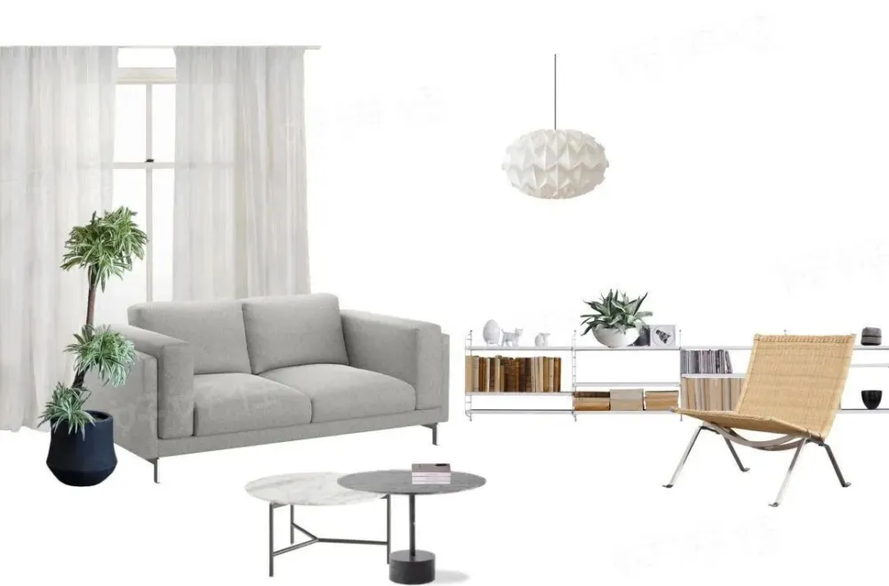 去别墅风装修,这个300㎡美得清新脱俗