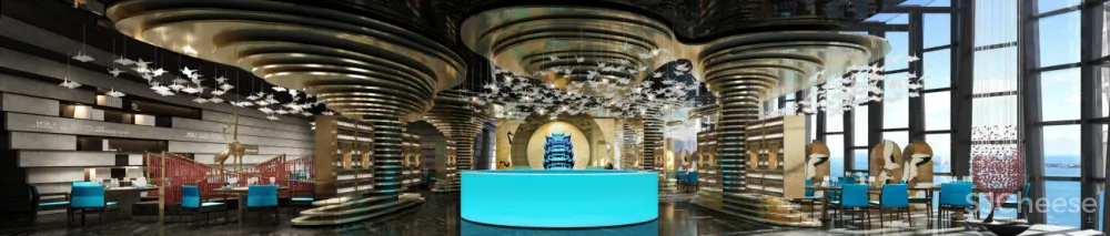 华创组·新作丨楚韵·江上荟餐厅设计