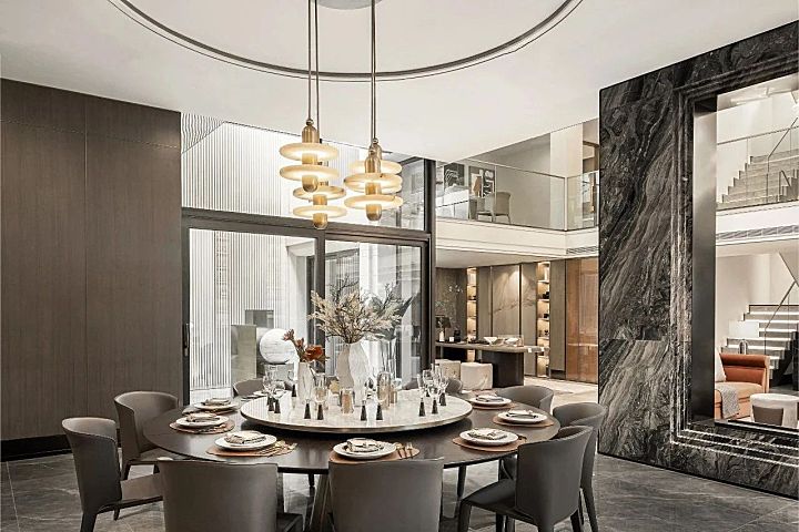 HWCD设计｜上海「金臣颐墅」顶级别墅样板间