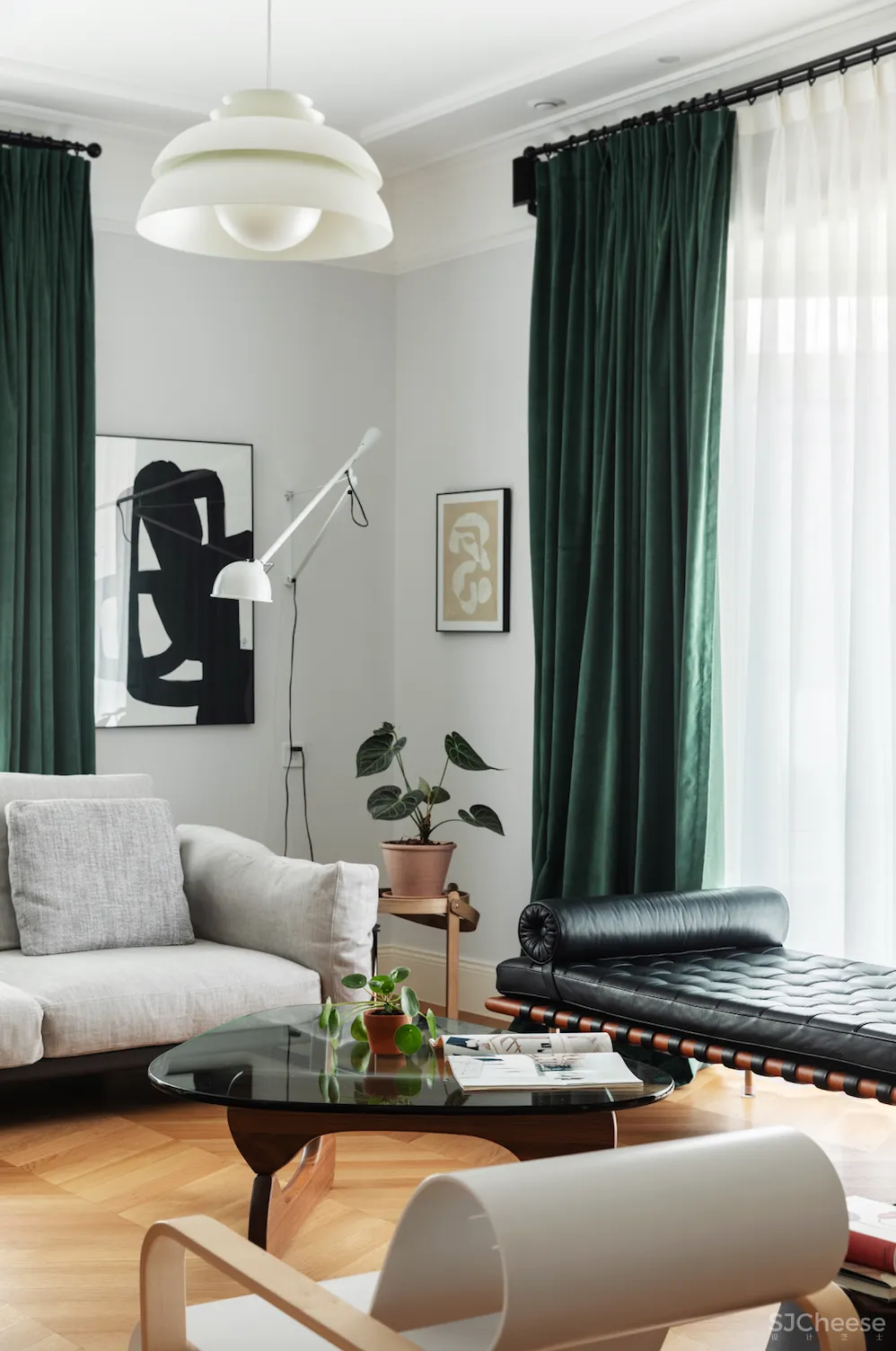 去别墅风装修,这个300㎡美得清新脱俗