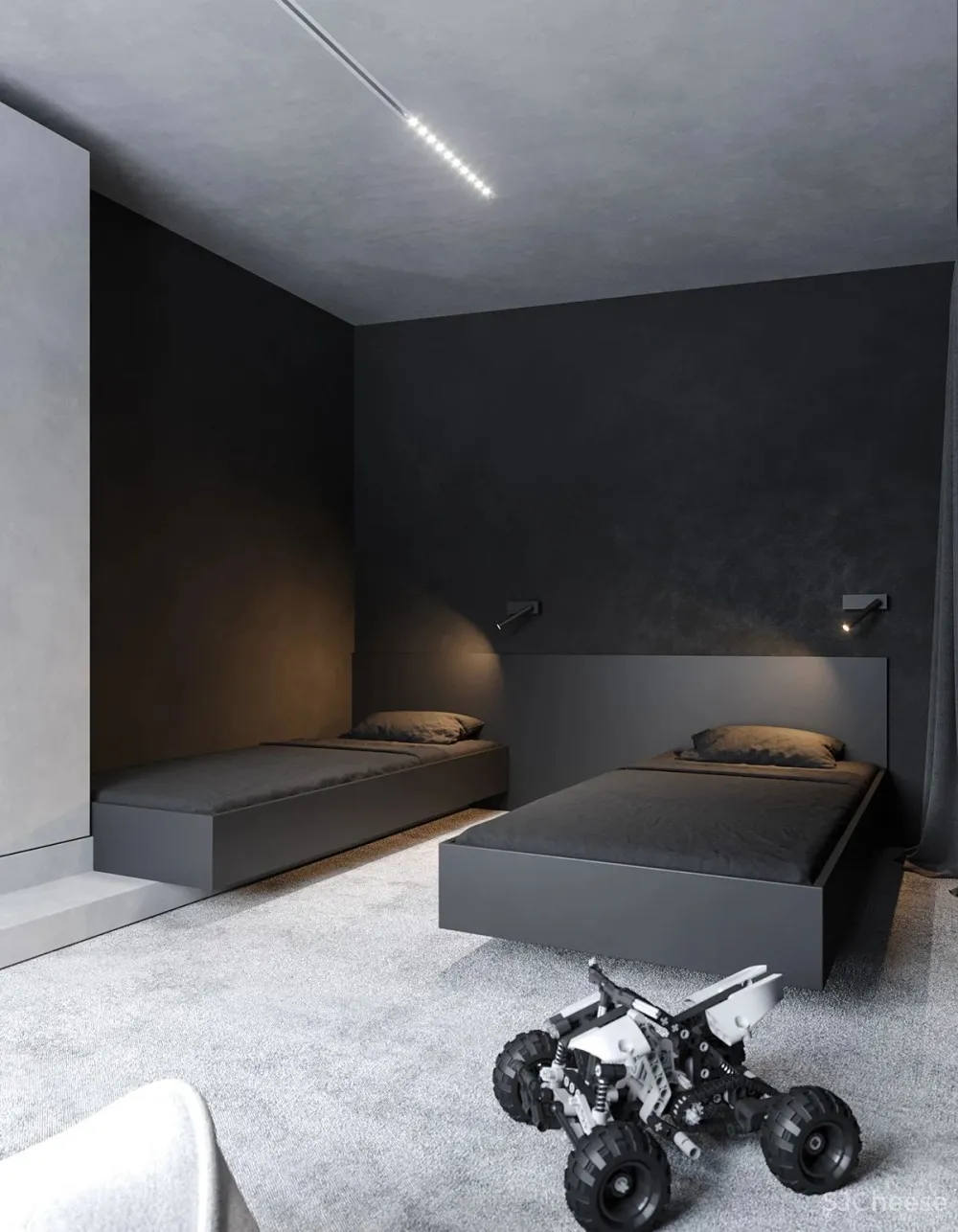 极简灰设计，这个家美爆了！