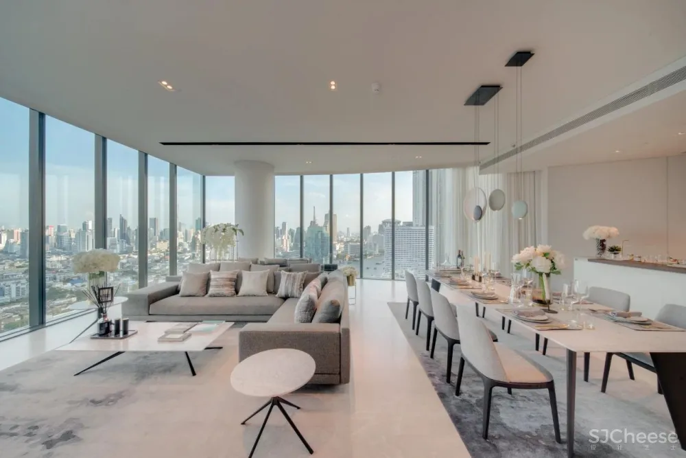 SCDA曾仕乾新作 曼谷泰颐「悦榕轩」六星级超豪华公寓 实景 效果图 平面图