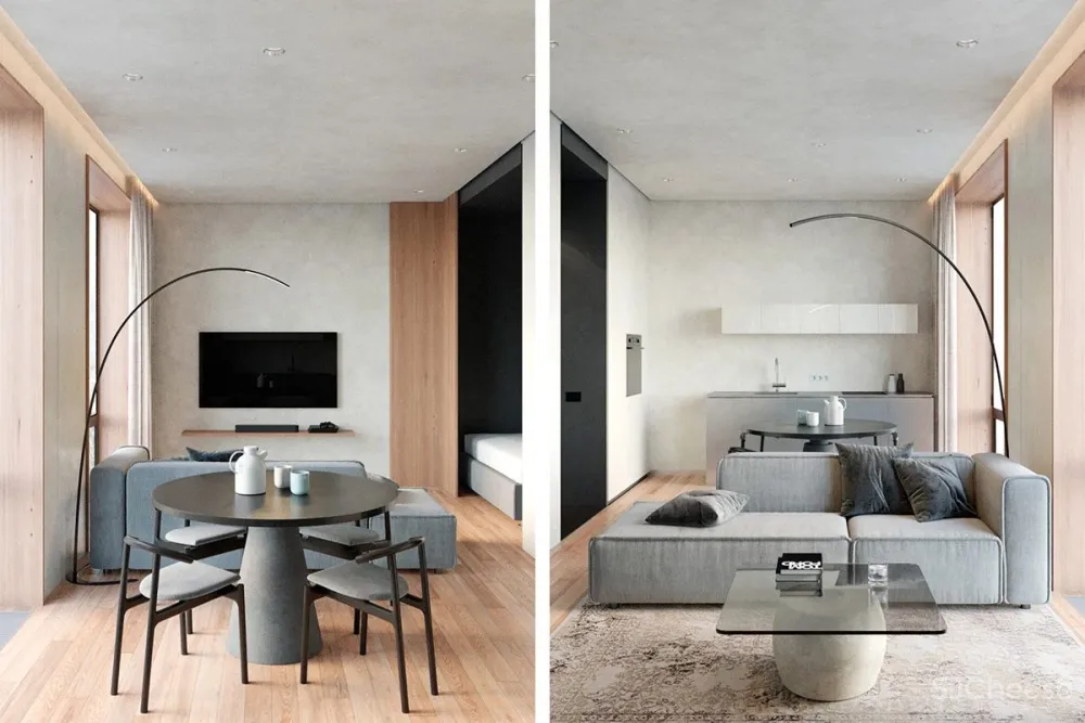 具有功能性和美学的小公寓