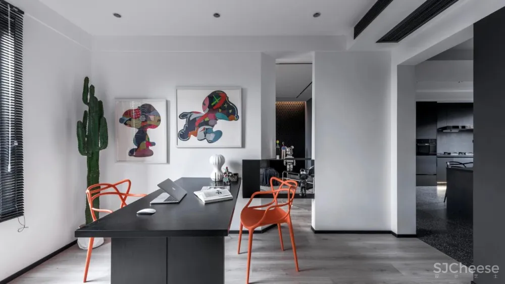 120㎡质感简约私宅,谁说黑色沉闷又压抑?