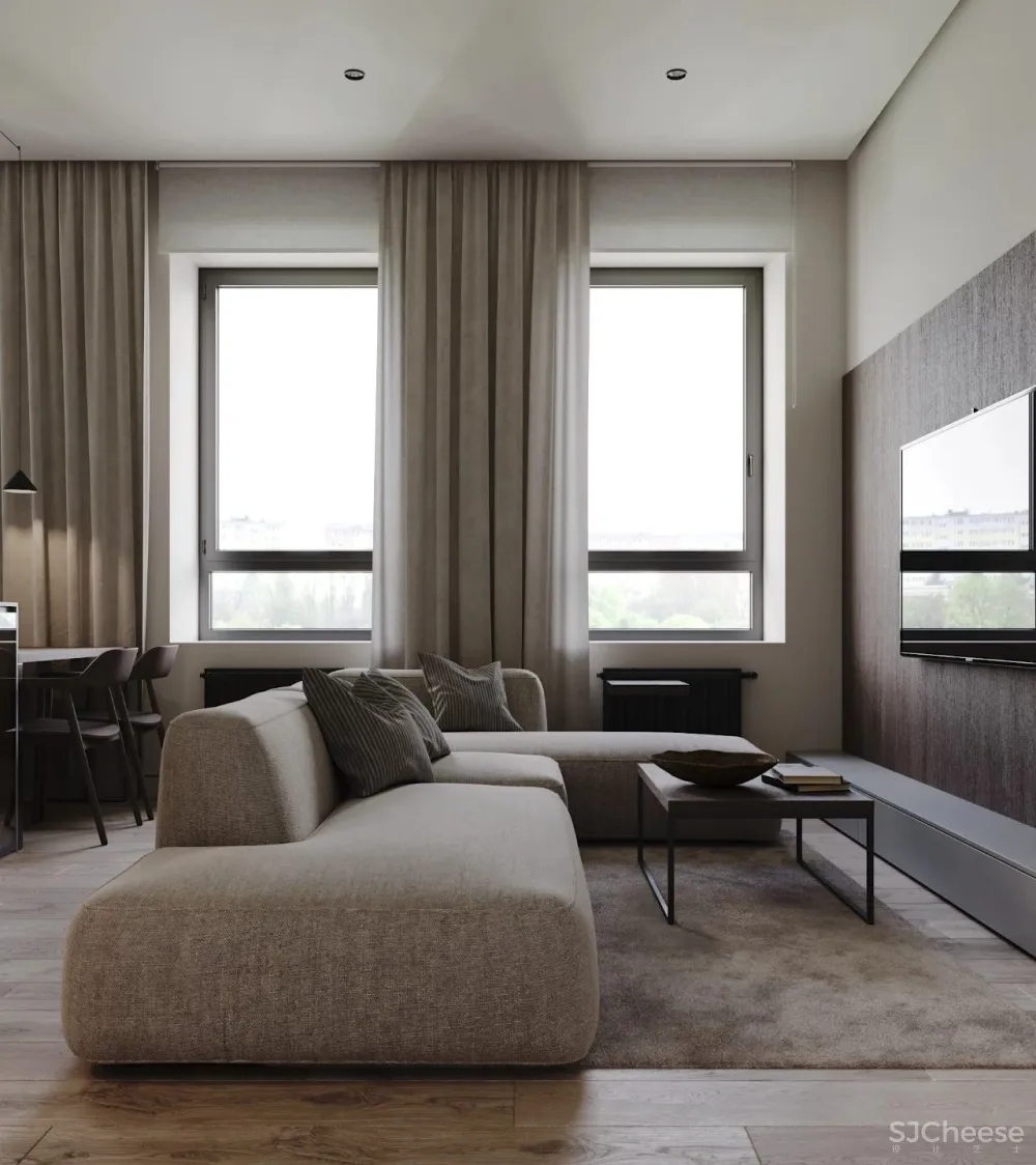 软装到位了，再小的户型，也很有范