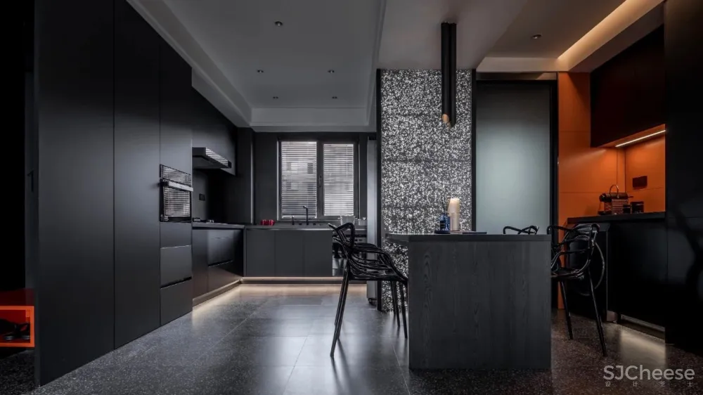 120㎡质感简约私宅,谁说黑色沉闷又压抑?