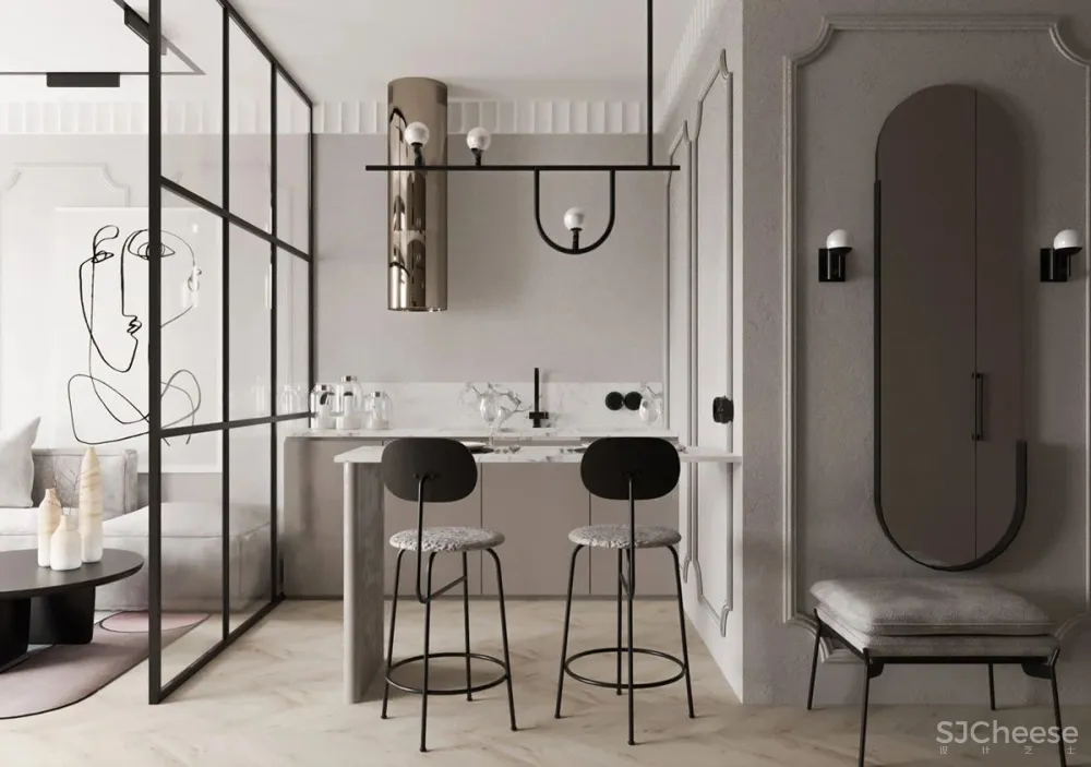 具有功能性和美学的小公寓