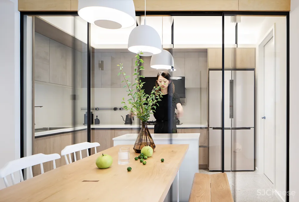 89㎡学区房改造,简约木质,超舒适!